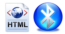 Bluetooth和HTML蓝牙PNG图标 
